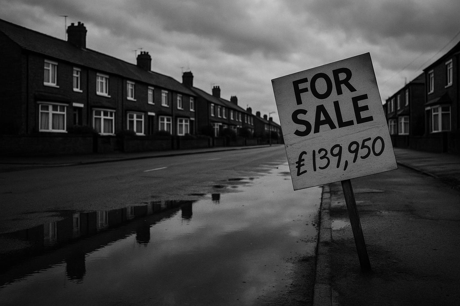 RICS survey shows UK housing market tilting back towards price falls with sharp regional splits
