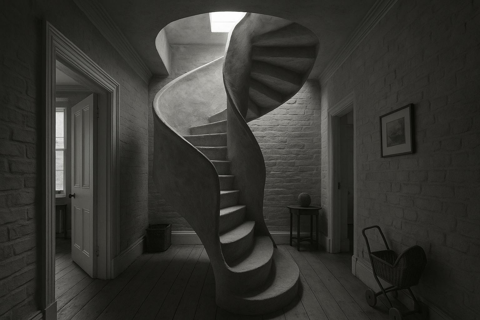 Spiral stair “unlocks” cramped Georgian home for chef Andrew Wong