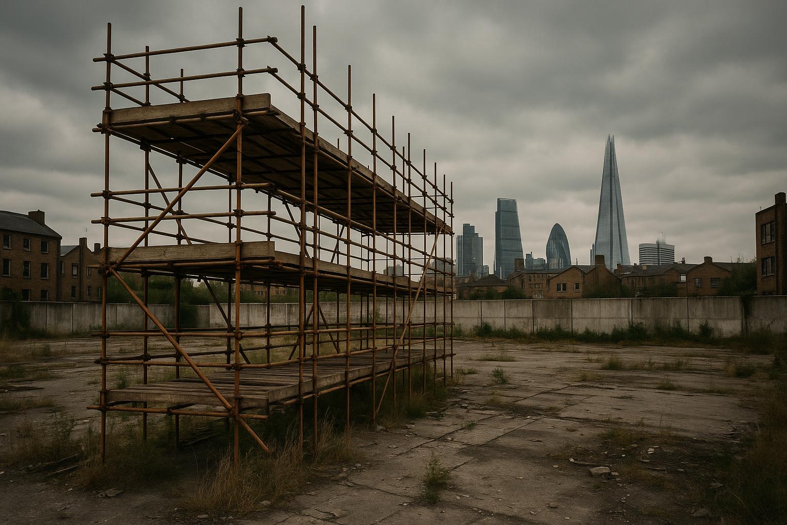 London construction sector stalls amid sharp decline in new-build projects