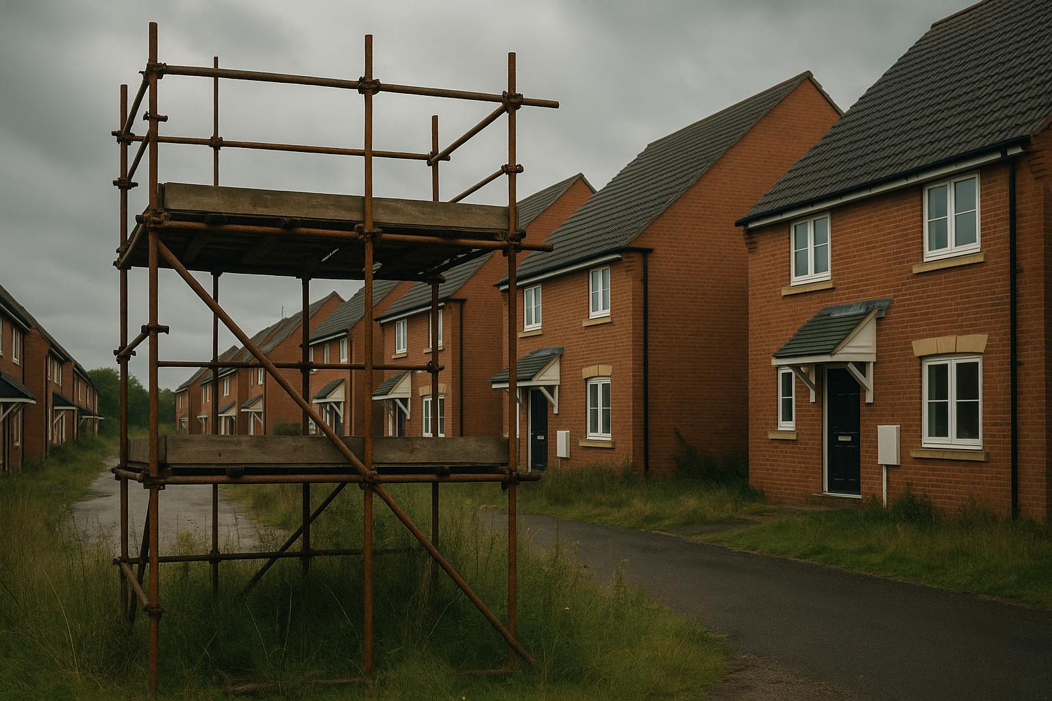 UK housing slowdown deepens as planning delays and economic uncertainty hinder recovery