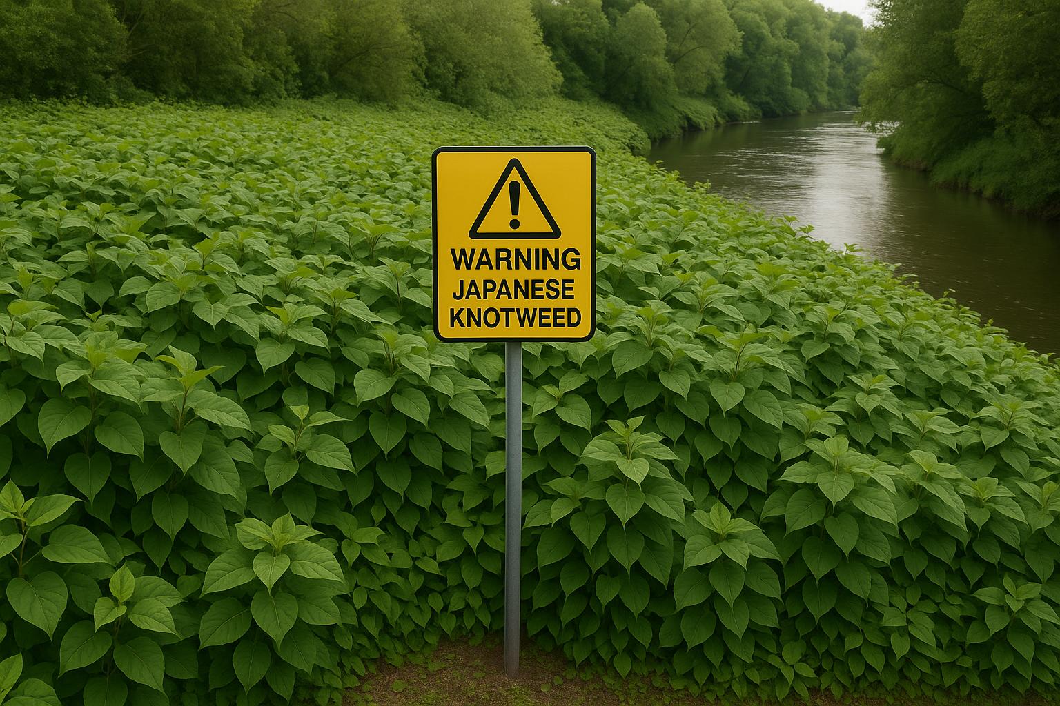 Britain's largest Japanese knotweed invasion threatens ecosystems and homes in Barking