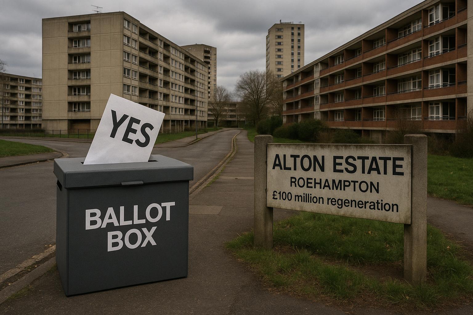 Alton Estate regeneration in Roehampton gains overwhelming support for £100 million overhaul with increased affordable housing
