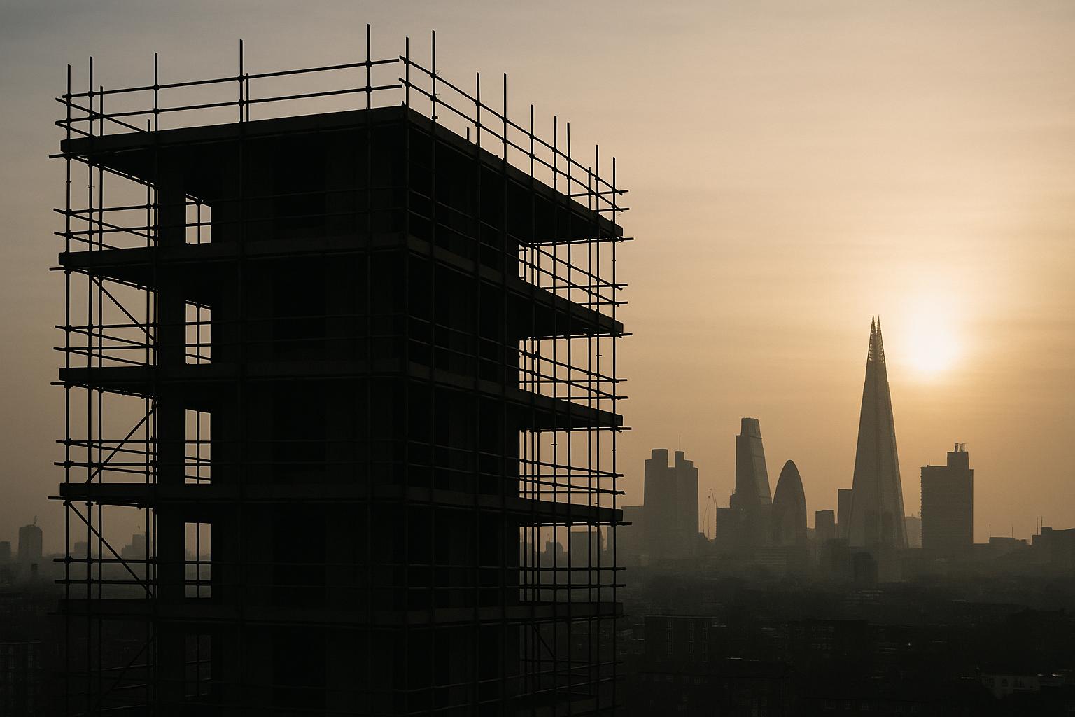 London government's new measures slash affordable housing targets amid worsening construction slowdown