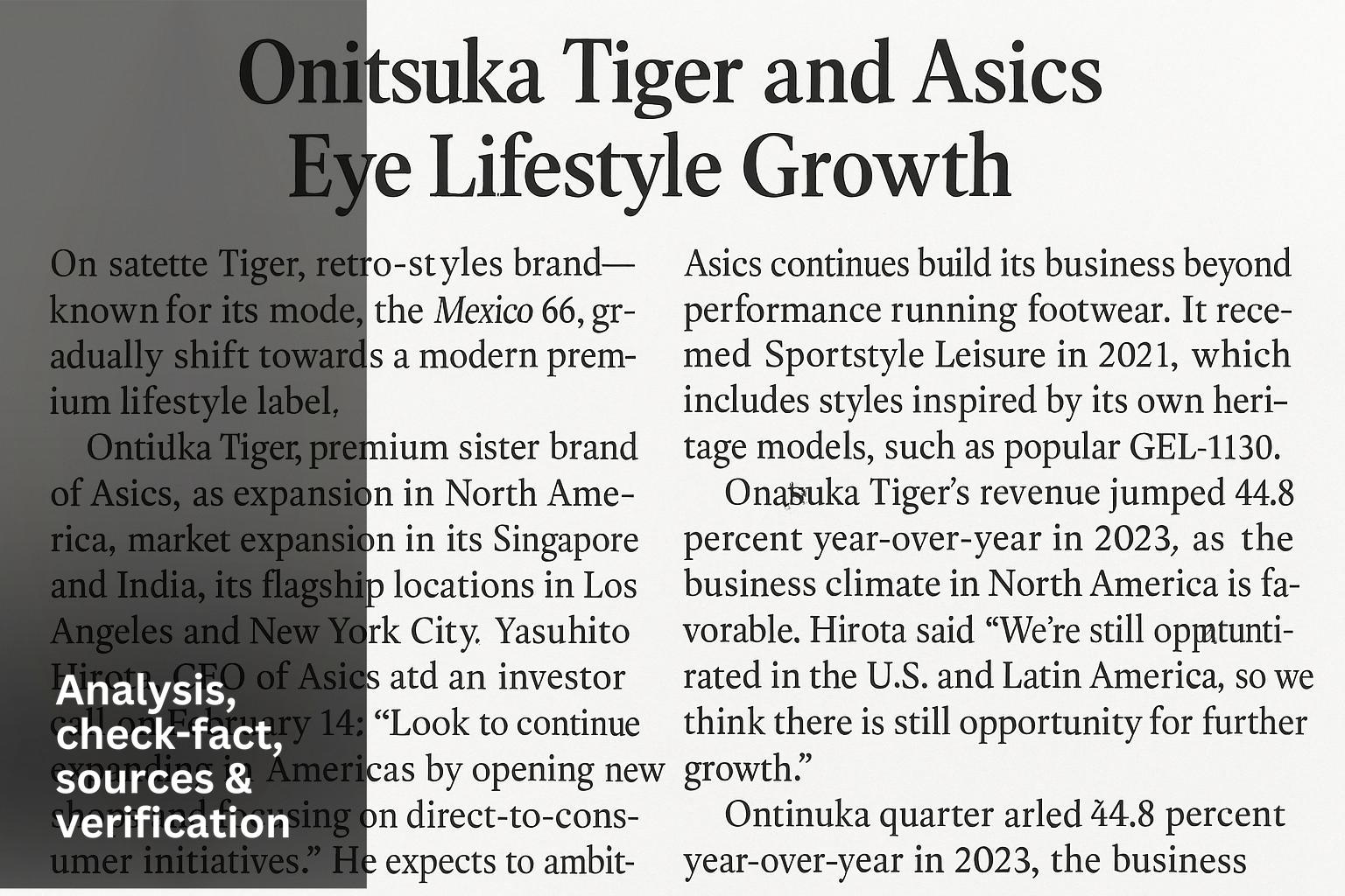 Best Onitsuka Tiger Picks Driving Asics’ Lifestyle Growth and What It Means