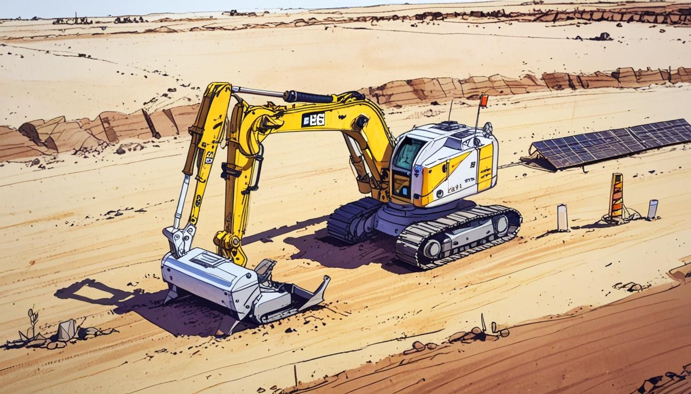 Bouygues Construction pioneers autonomous piling system at Goorambat East Solar Farm