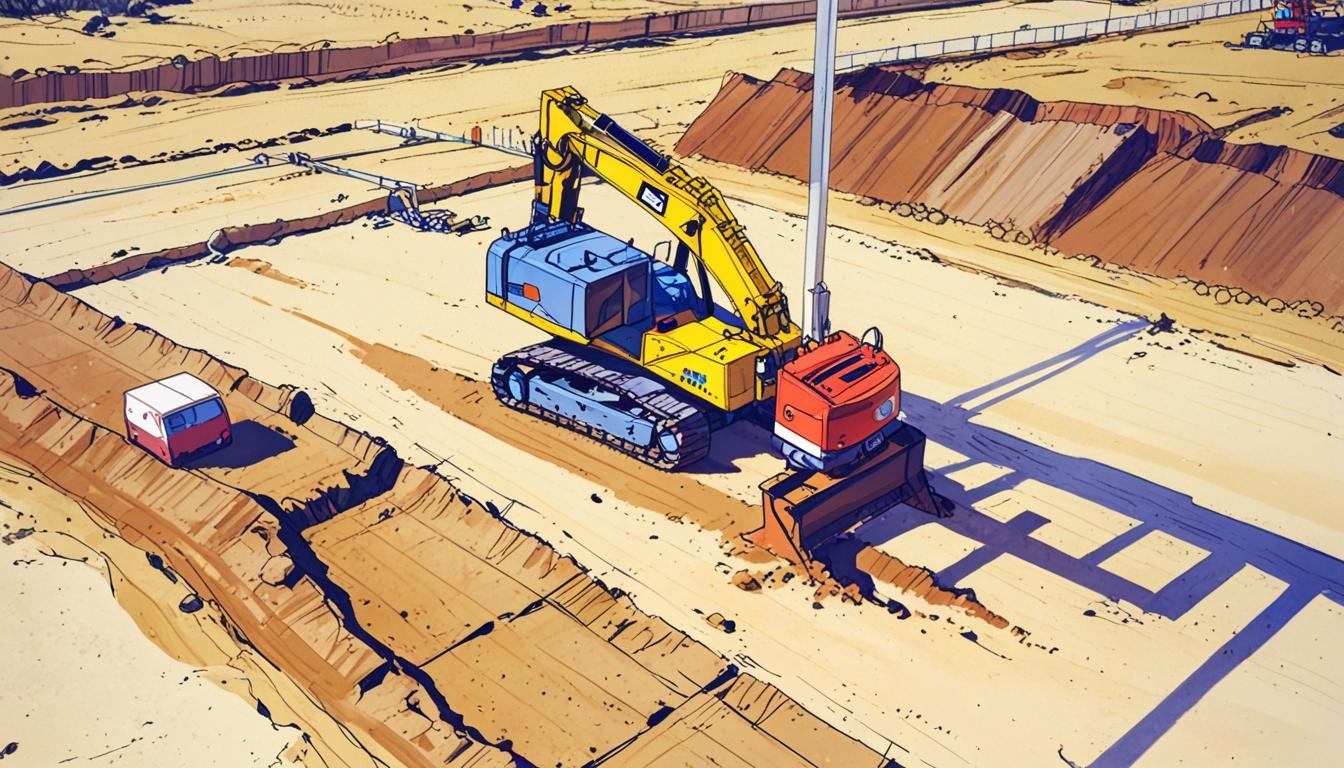 ENGIE trials autonomous robotic piling system at Victoria’s largest solar farm construction