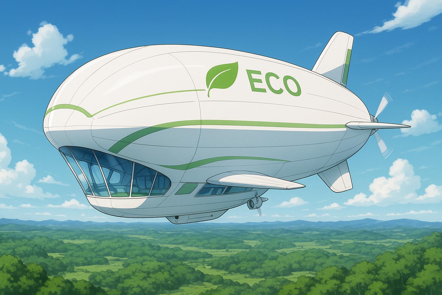 Diesel-powered zeppelins chart a new course for sustainable air travel