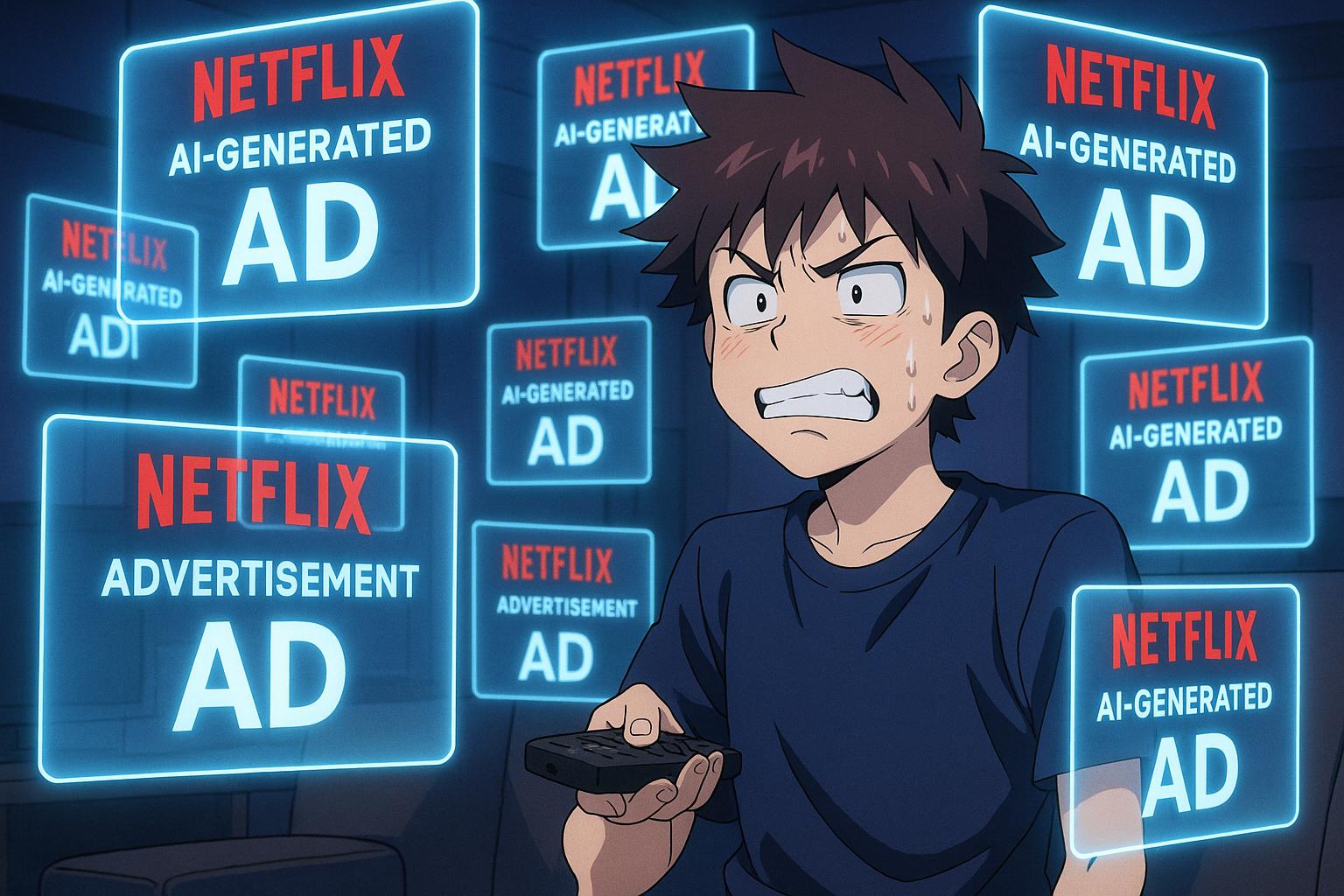 Netflix faces user revolt over plans for AI-generated adverts in 2026