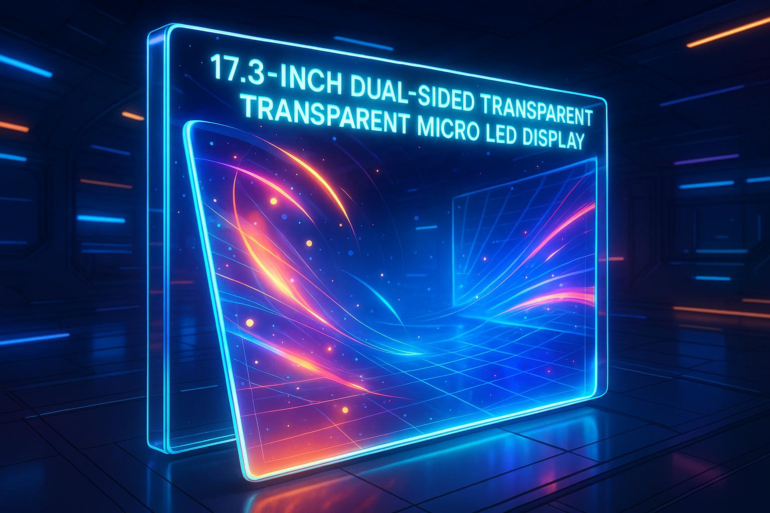 AUO unveils first dual-sided transparent Micro LED display transforming user interaction