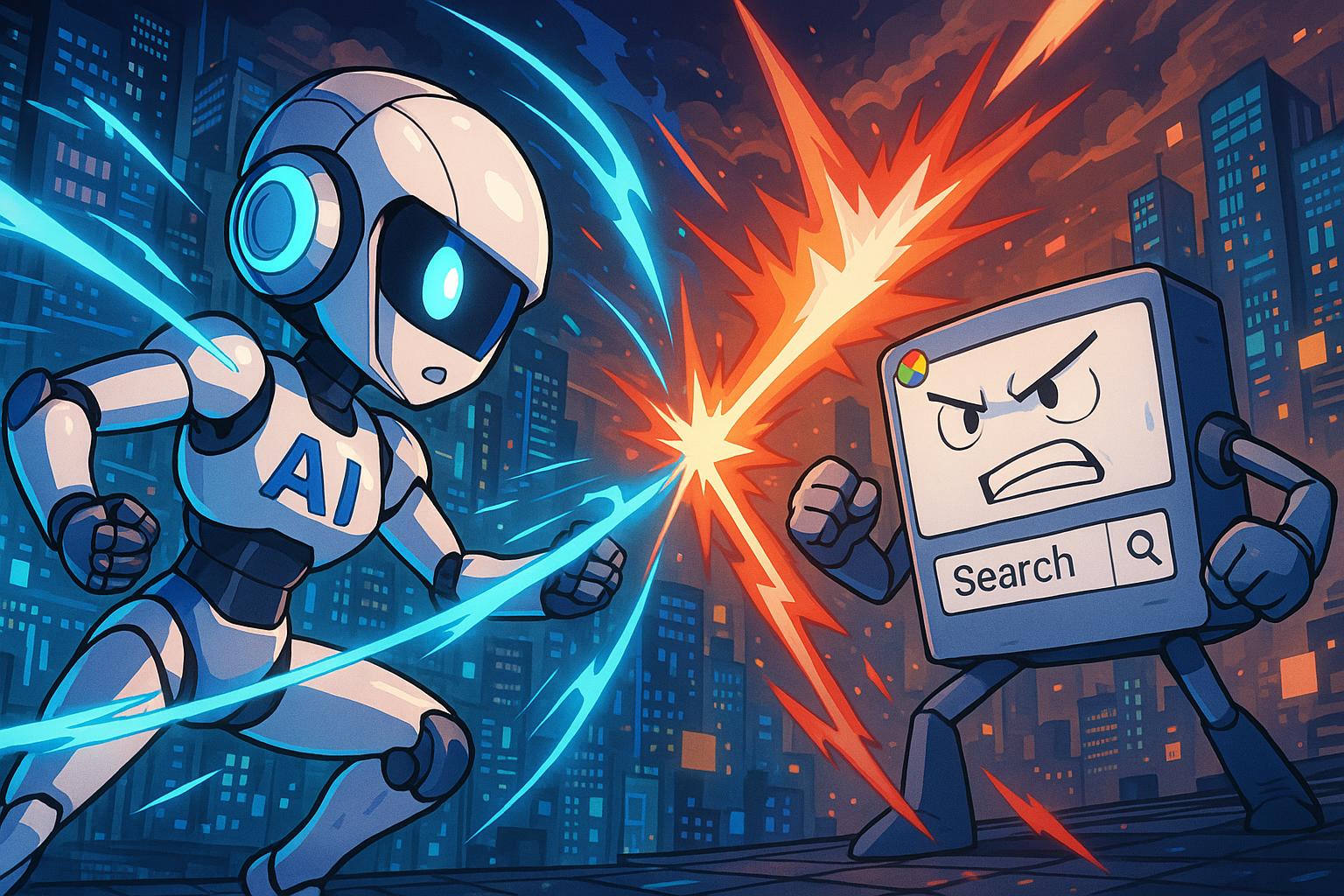 Google retains search dominance despite AI chatbot surge and accuracy concerns
