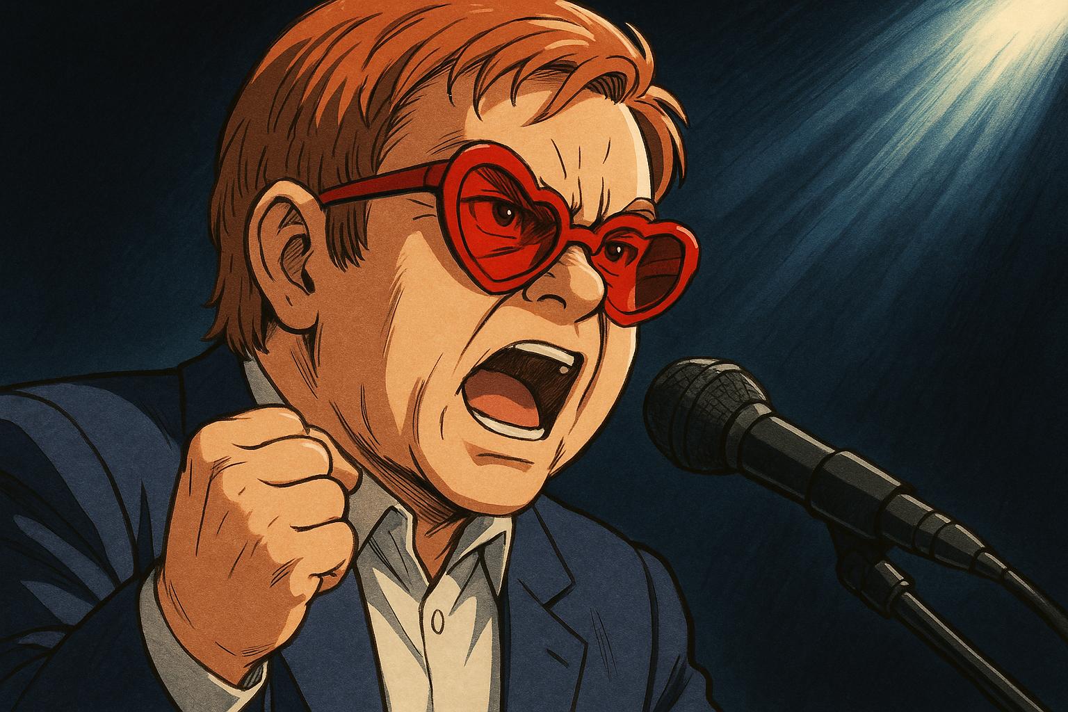 Sir Elton John brands UK data bill theft on a grand scale and vows to fight for artists’ rights