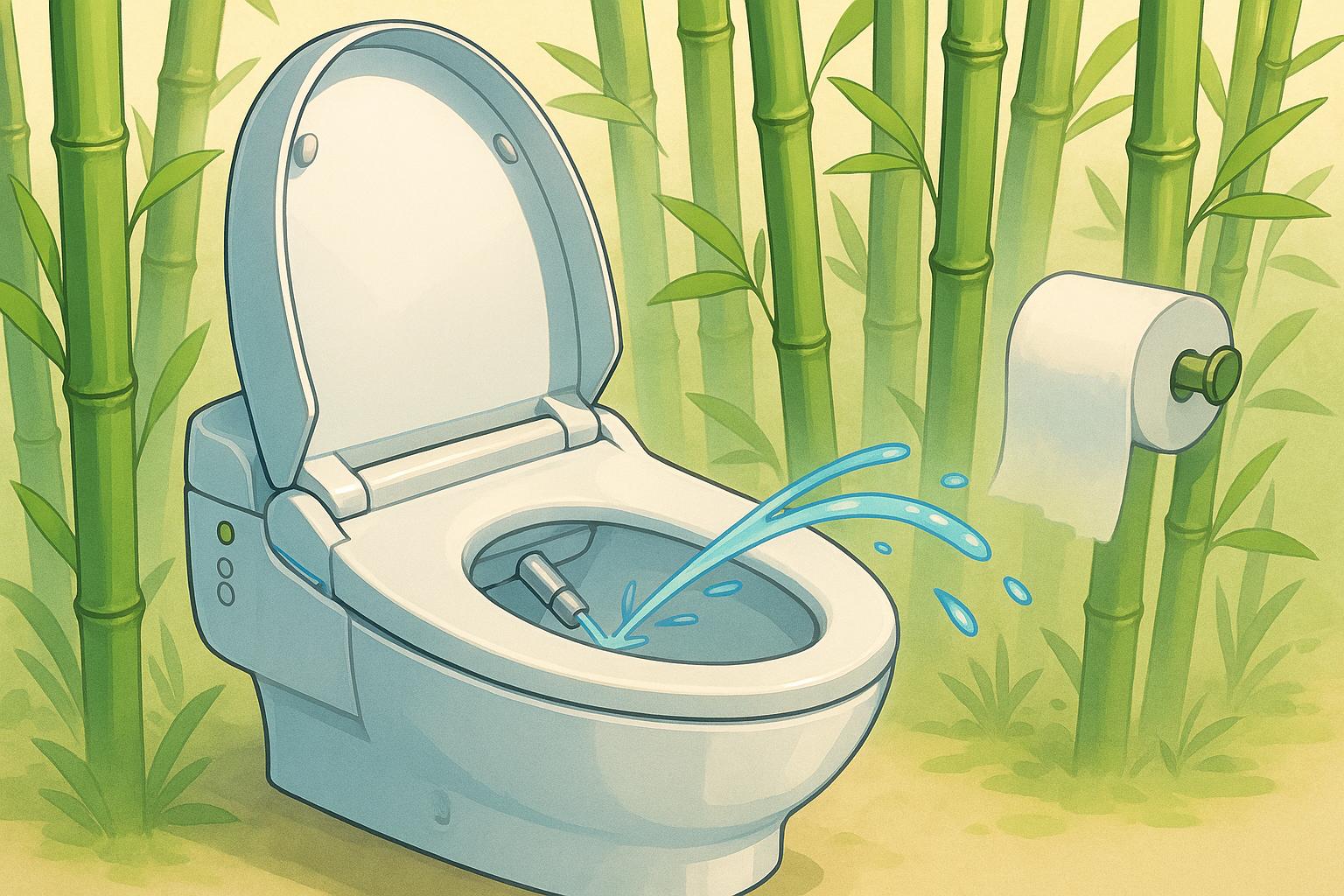 Toilet paper is losing its throne as eco-friendly hygiene moves to water and bamboo