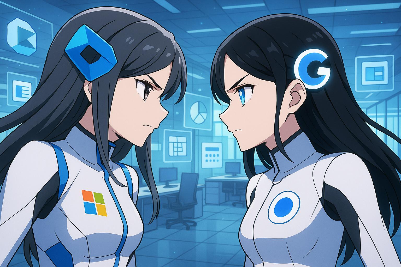Microsoft and Google take contrasting AI paths to reshape workplace productivity