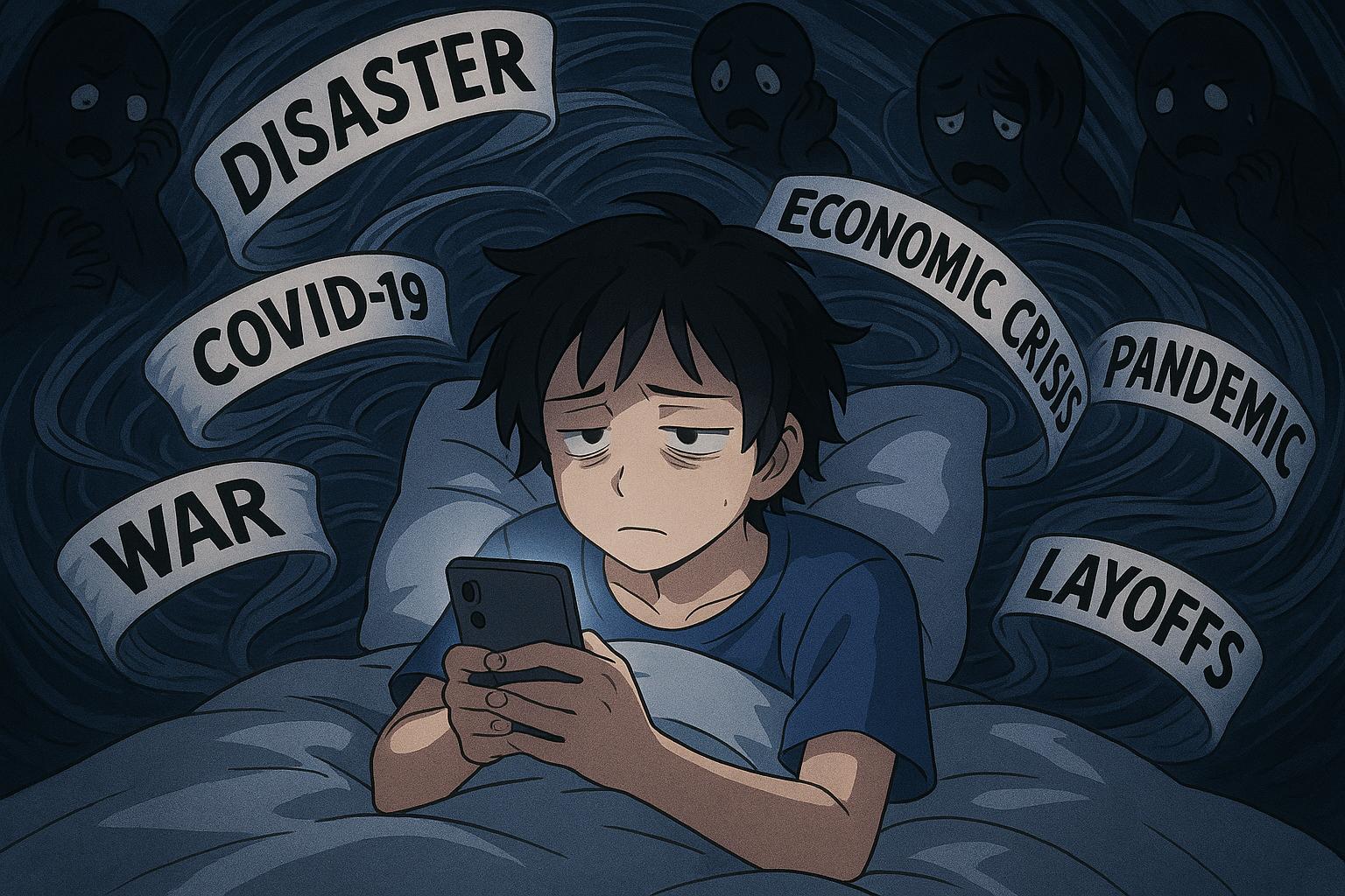 Experts warn doom scrolling triggers chronic stress and brain rot