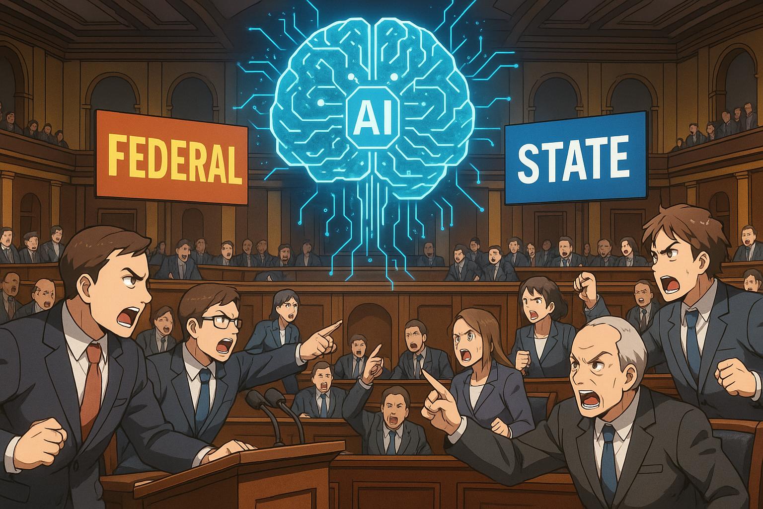 Trump’s federal AI moratorium sparks nationwide battle over state regulatory power