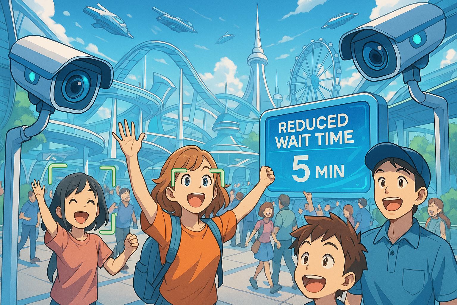 AI-powered Vision technology cuts theme park wait times by 40%