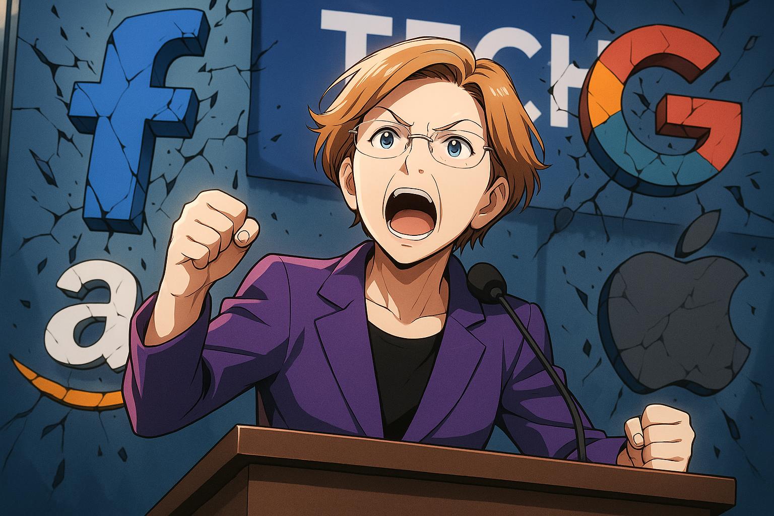Elizabeth Warren unveils bold plan to break up Big Tech giants amid 2020 campaign