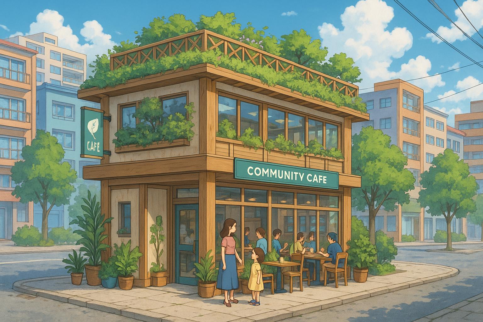 Small commercial architecture sets new standards for sustainable community design