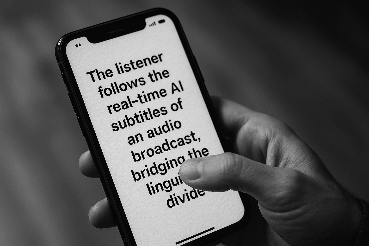 BBC's AI subtitles trial transforms accessible audio content for millions