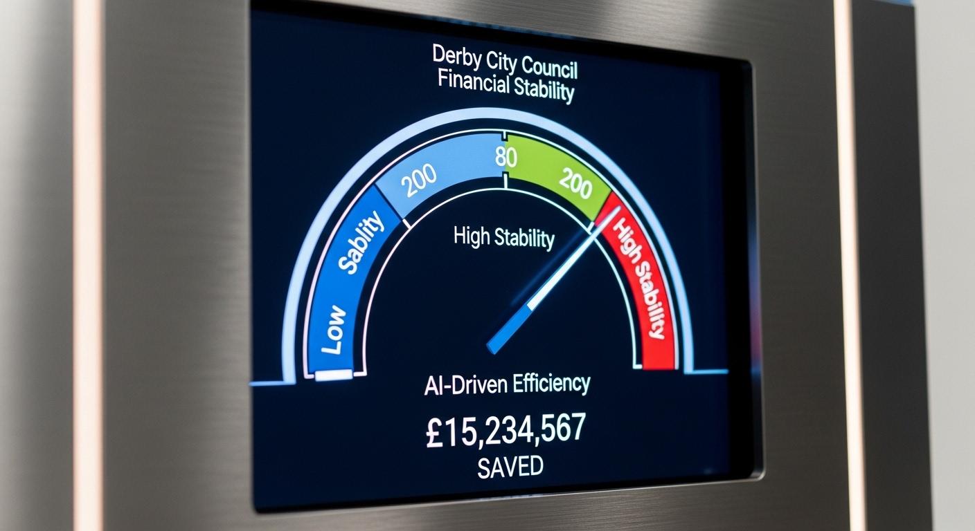 Derby City Council uses AI to secure financial stability amid debates over automation's role in public services