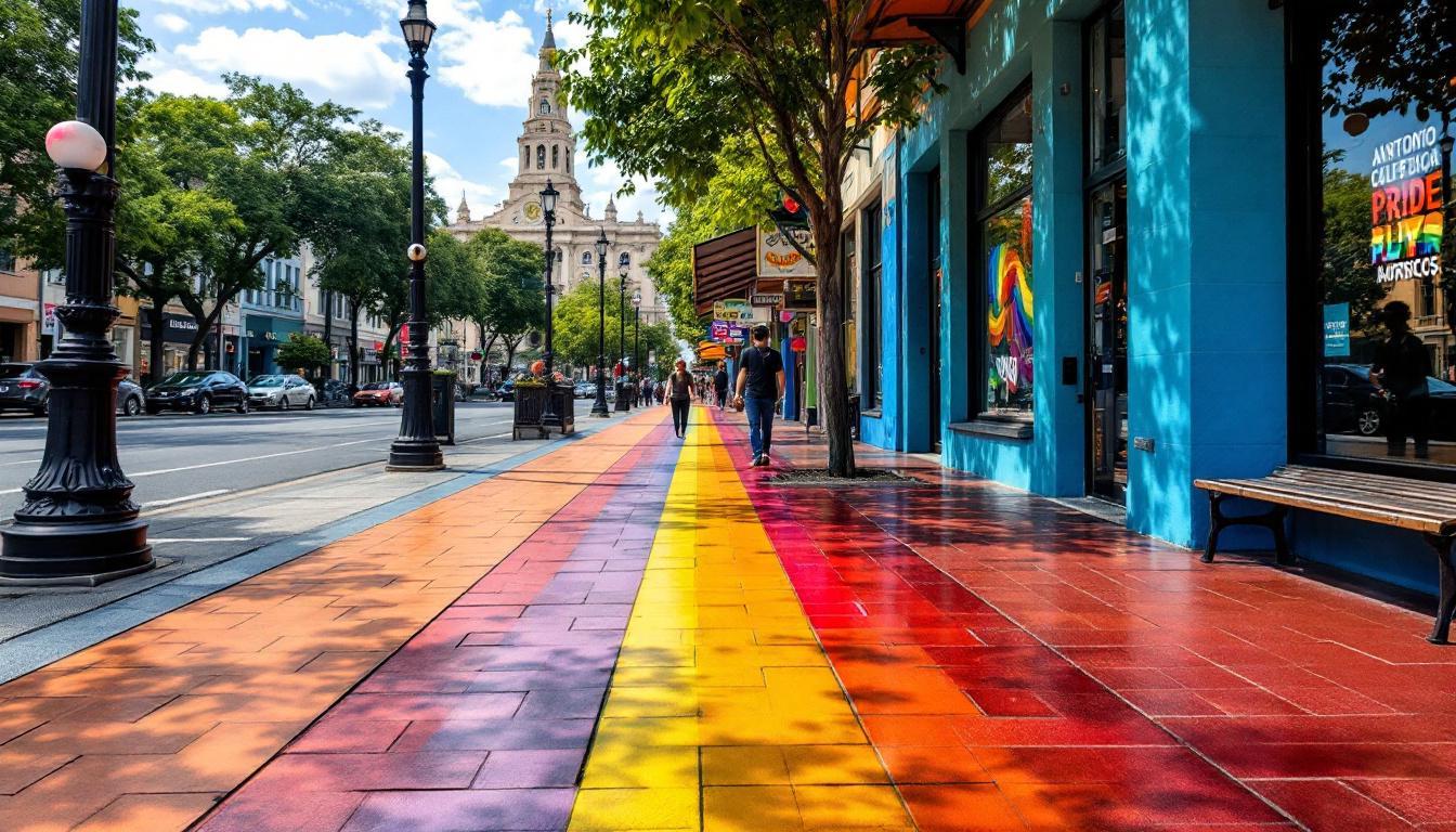 Best Rainbow Sidewalks in San Antonio Signal Pride and Resilience