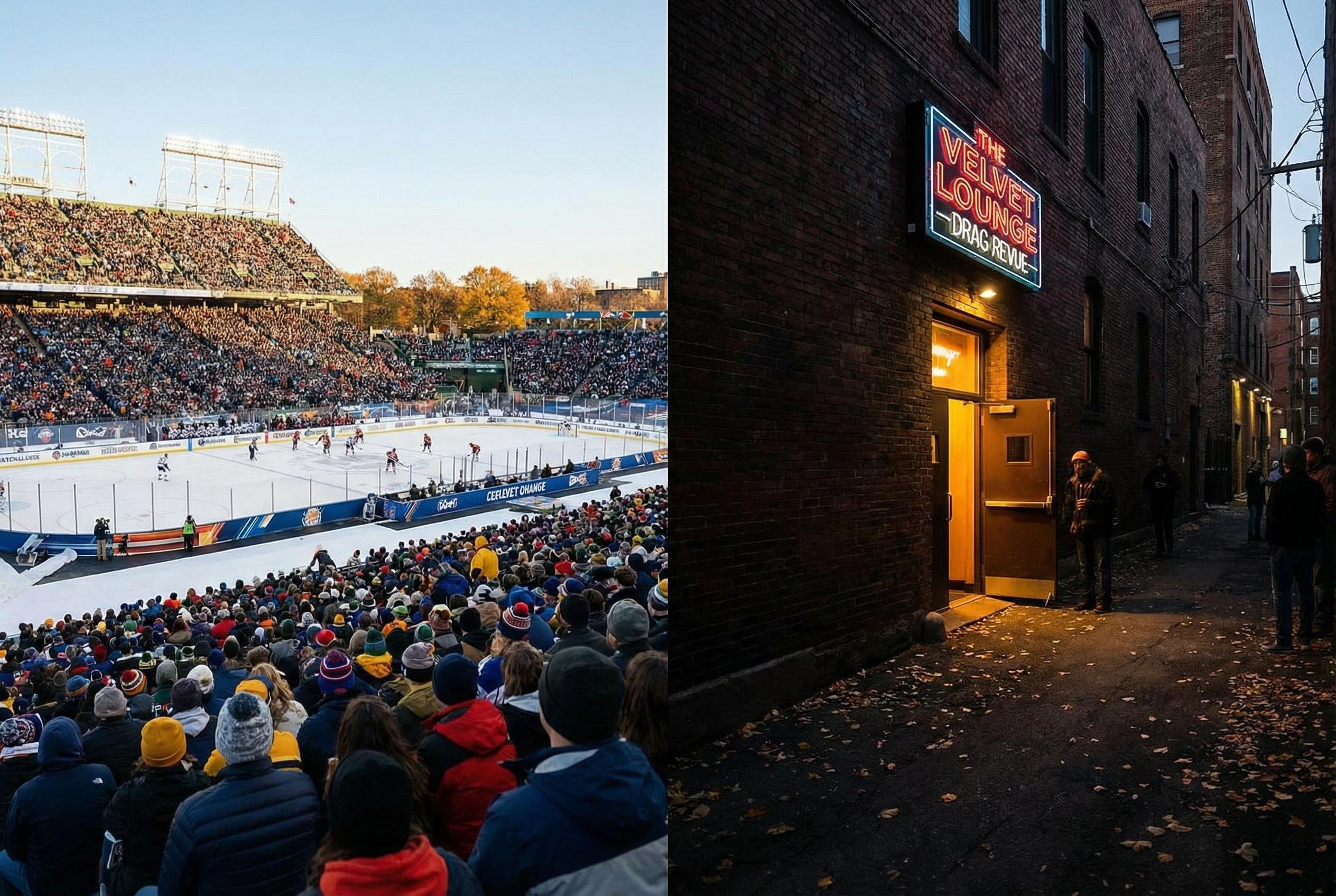 Best Gay Hockey Referee and Drag Queen Love Story Shows How Worlds Collide