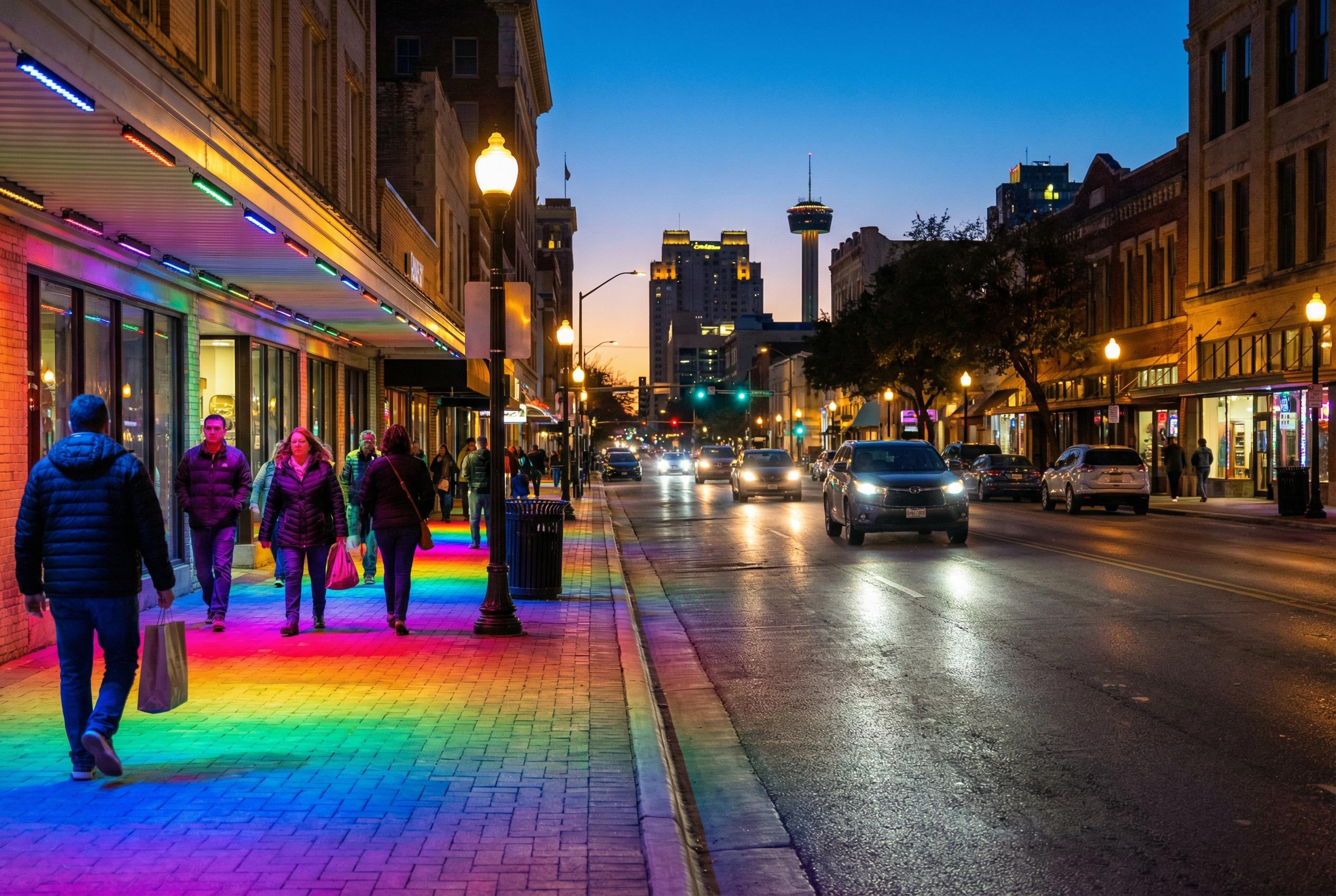 Best Rainbow Sidewalks in San Antonio’s Pride Cultural Heritage District: Why They Matter