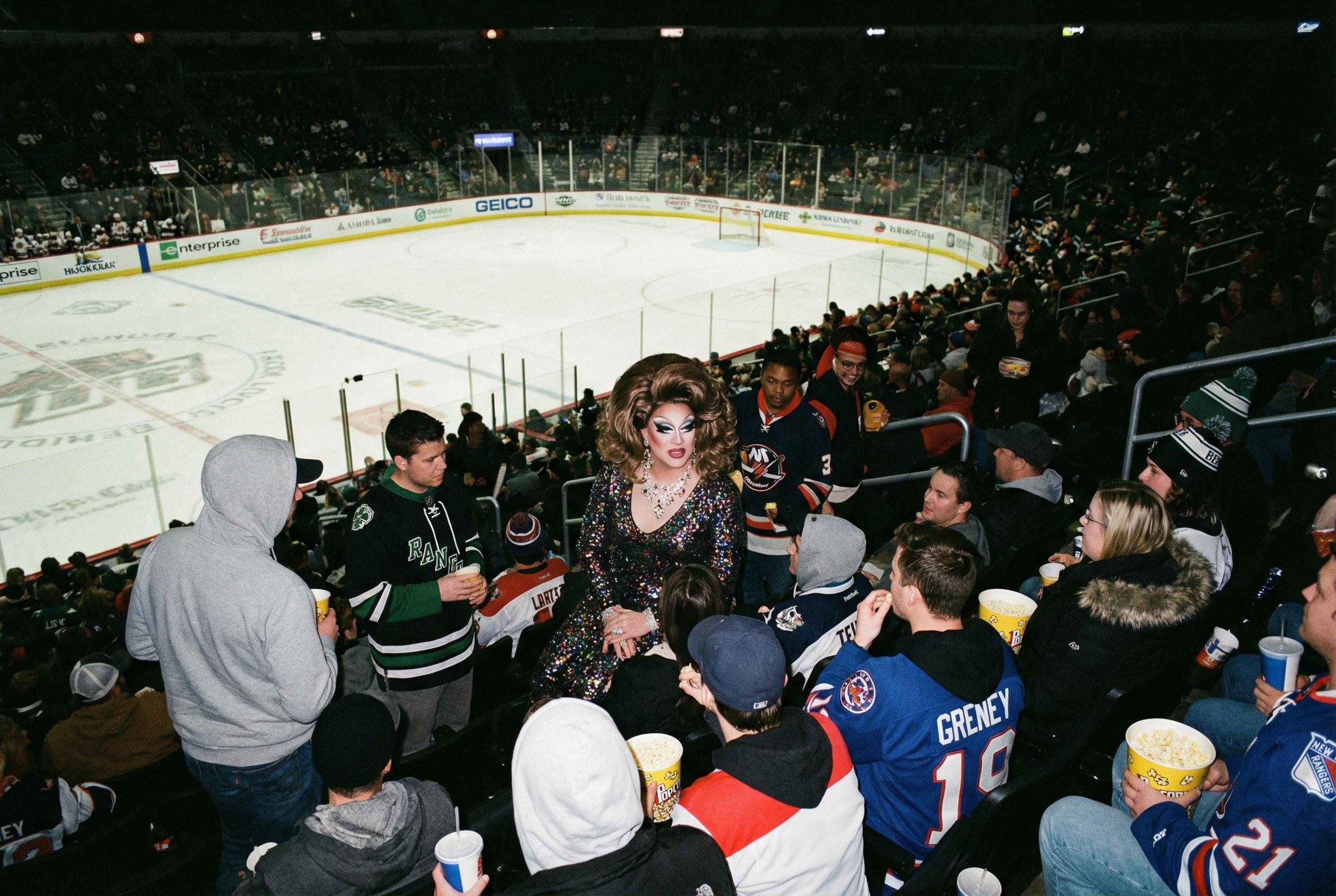 Best Gay Hockey Referee and Drag Performer Love Story Captures Queer Worlds Colliding
