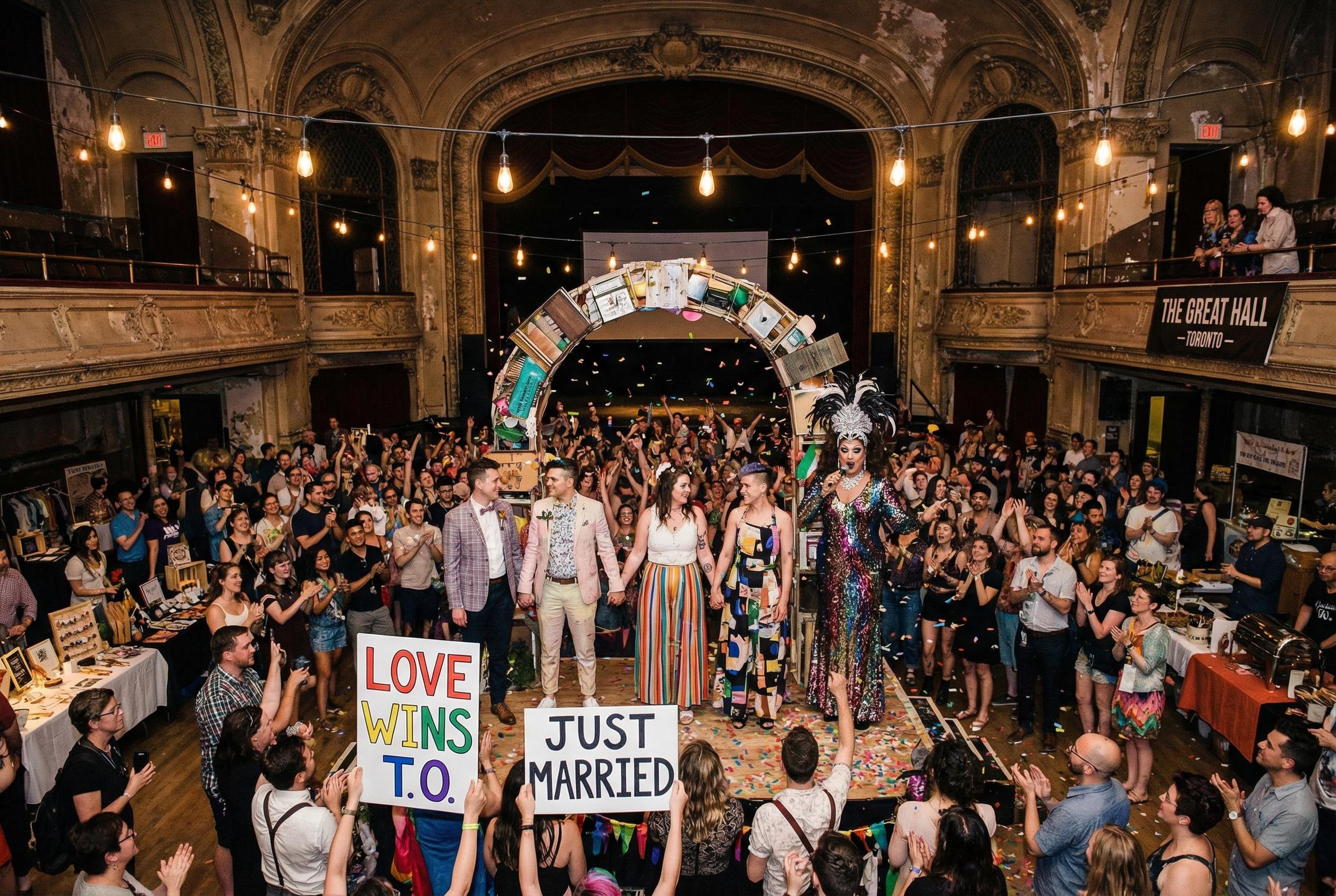 Best Midnight Weddings in Toronto: Hitched Brought Three Queer Couples Together