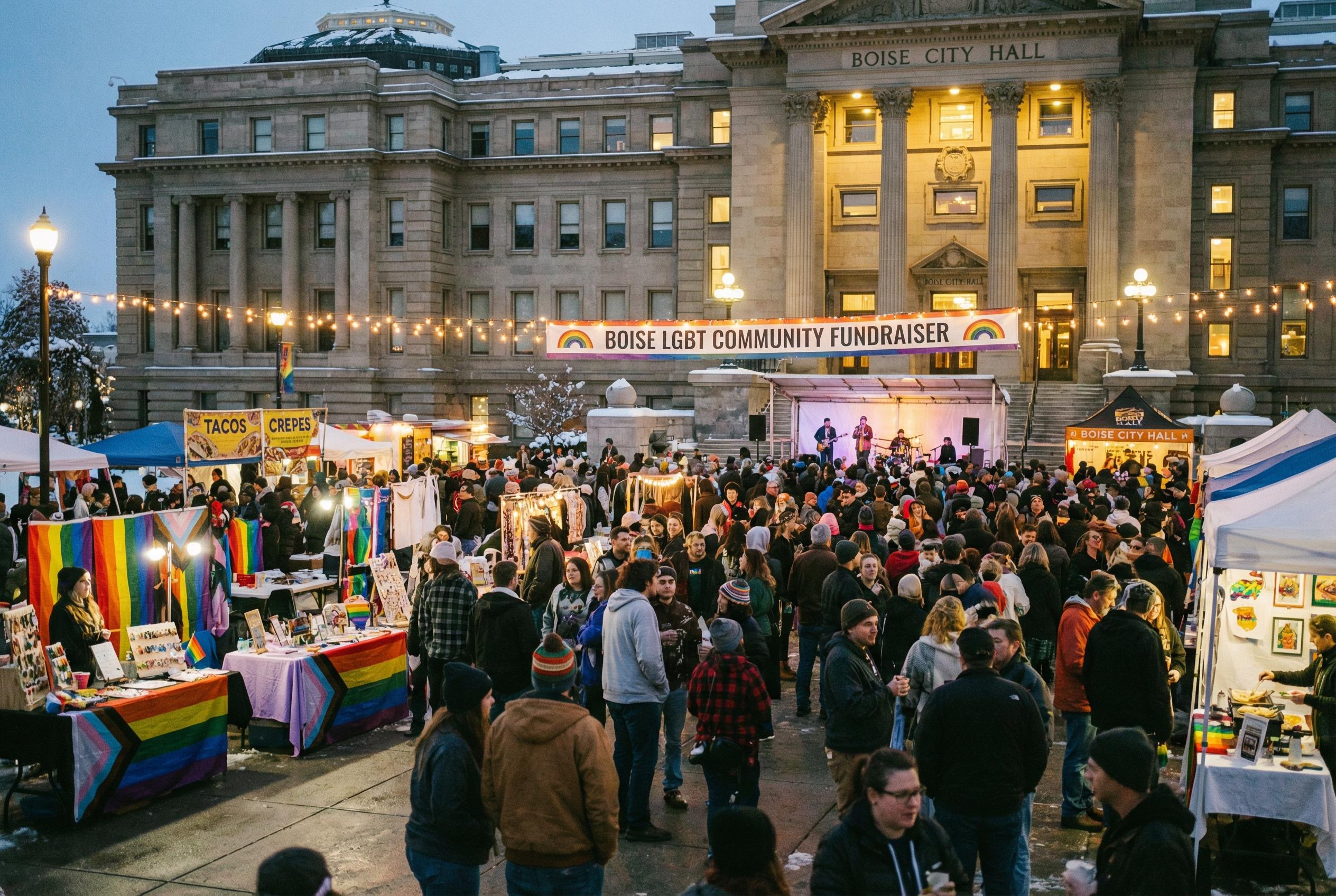 Best Boise First Thursday: Pop-Up at The Plaza Supports LGBTQ+ Community After Flag Removal