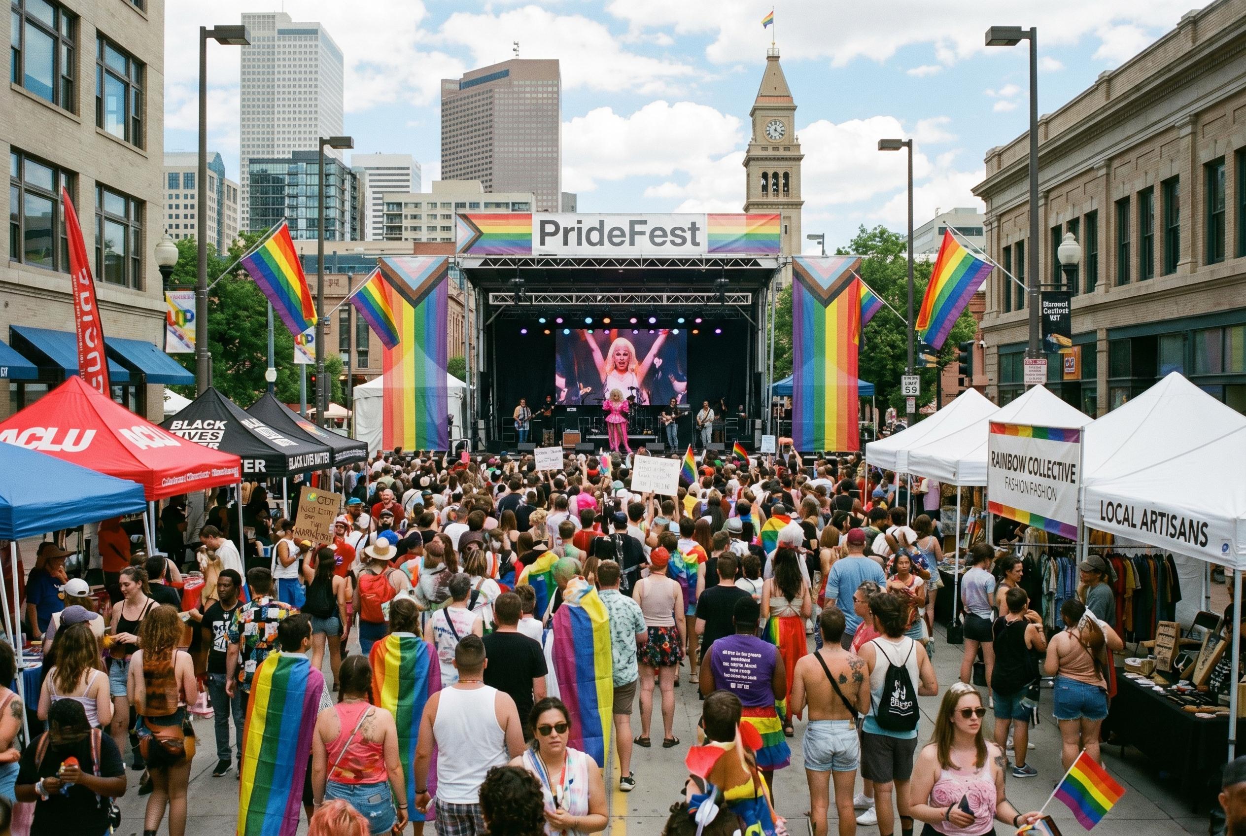 Best Denver PrideFest 2026 Hosts Bring Joy, Protest, and Big Looks to 16th Street