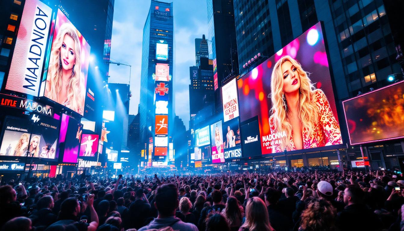 Best Madonna Times Square Pop-Up: A Pride Performance to Remember