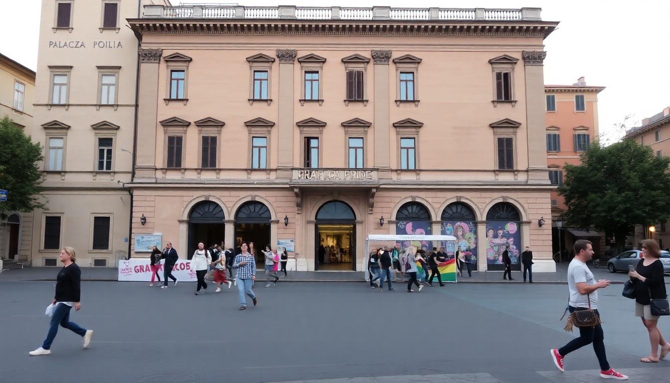 Best Rome Pride Event Sparks Row at Trevi Fountain Palace