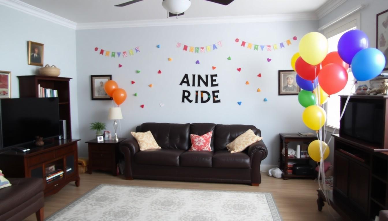 Best Pride Home Décor Ideas: AINE’s Colourful Pride Backdrop for Your Space