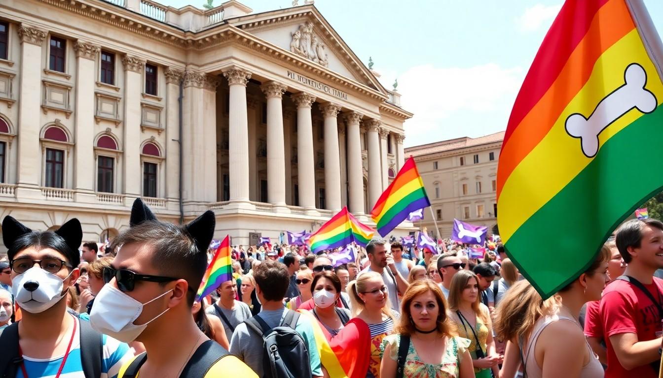 Best Roma Pride 2026 Moments: Why Dog Masks and Bone Flags Stood Out