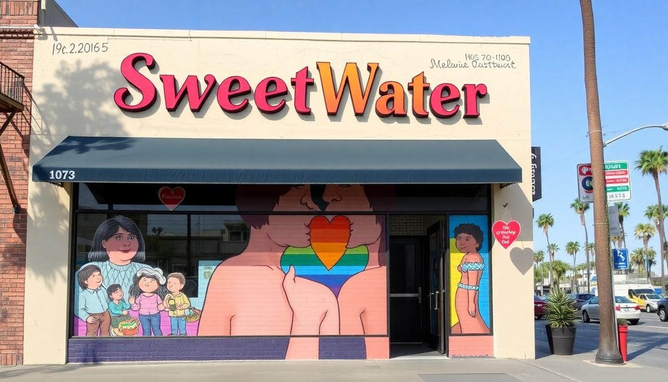 Best New Lesbian Mural in West Hollywood’s Rainbow District — A Bright Moment for Sapphic Visibility