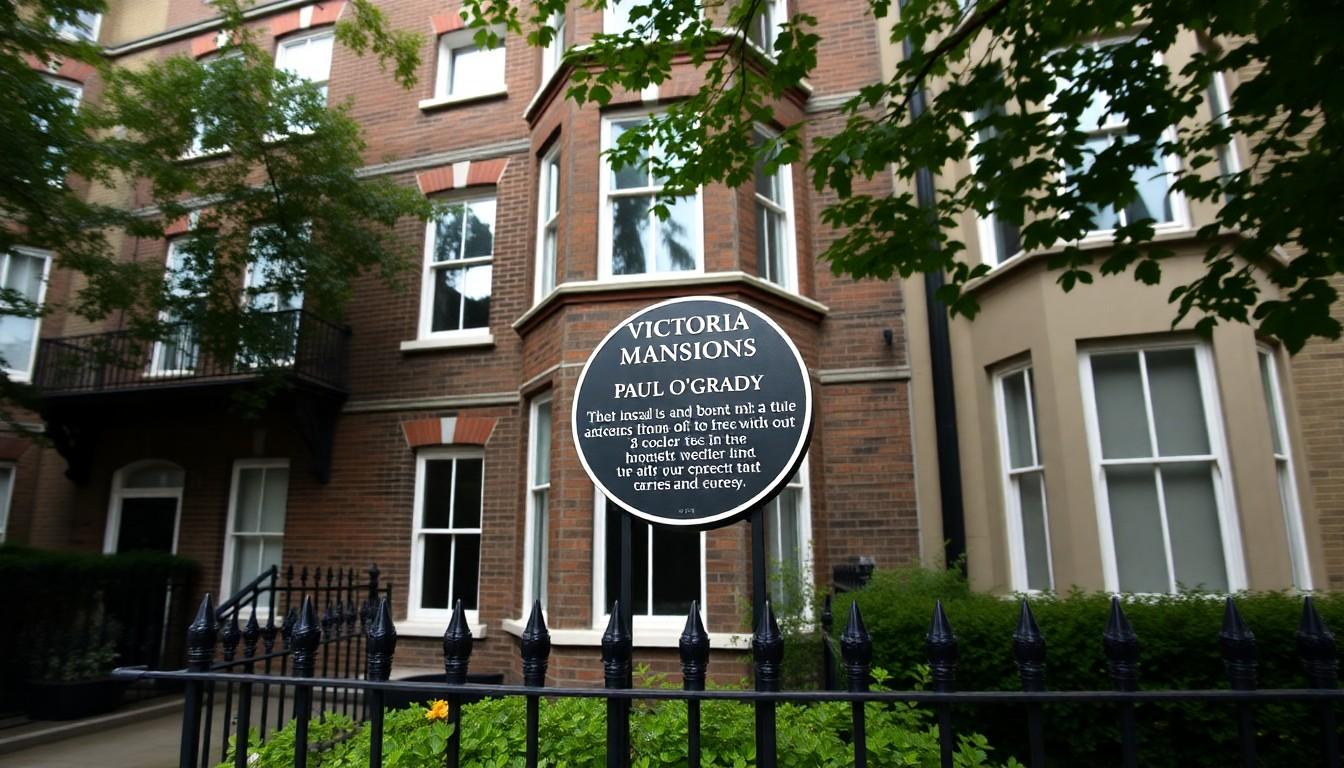 Best Plaque Honour for Paul O’Grady: Rainbow Tribute at His London Home