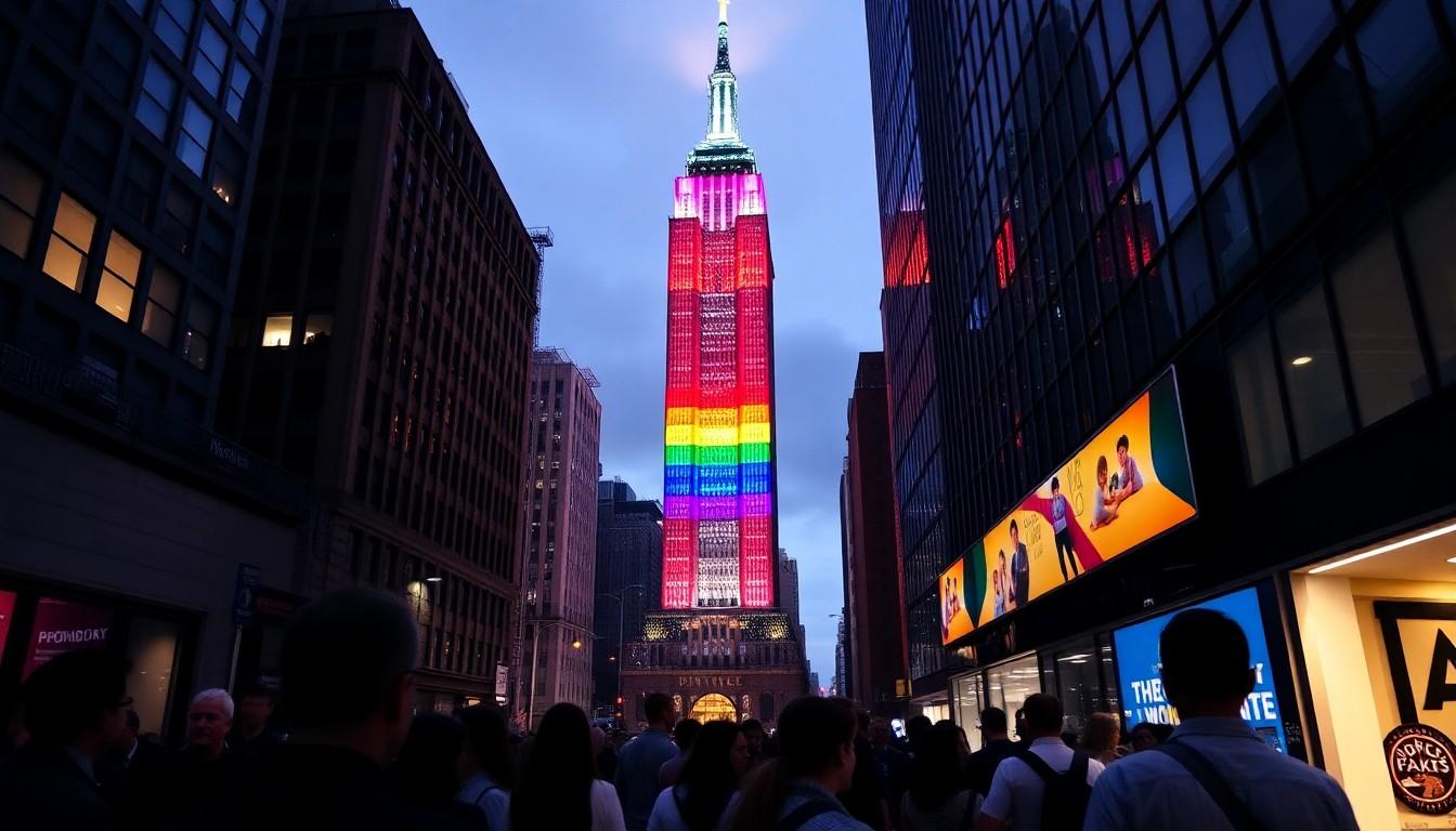 Best Pride Moment: Luke Evans Lights the Empire State Building for NYC Pride 2026