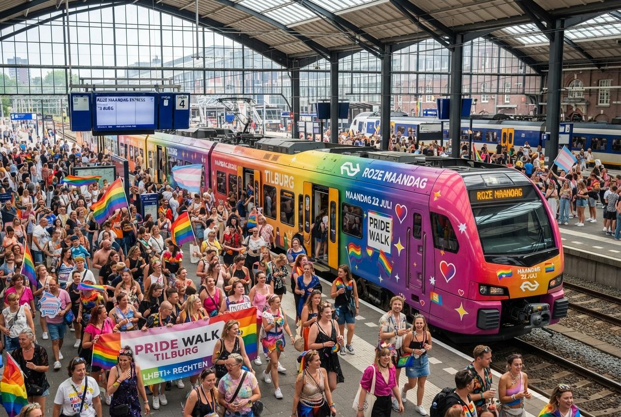 Best Roze Maandag Express: How a Dragqueen Train Brings Pride to Tilburg