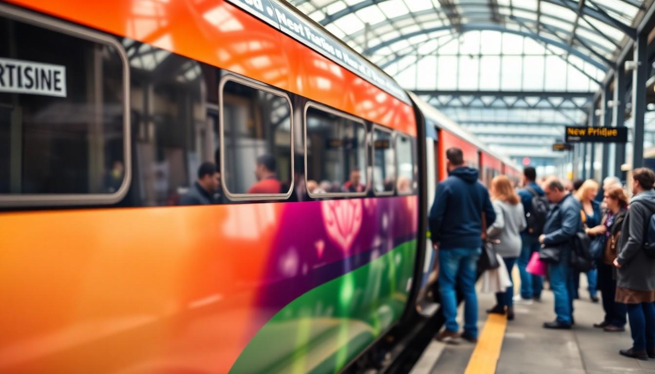 Best Pride Train Support: How Lumo’s Pride Livery and Partnerships Are Going Further