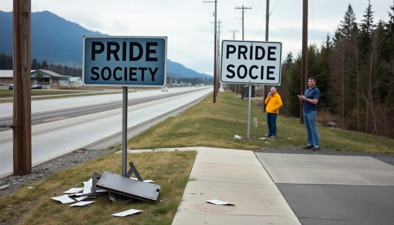 Best Response to Pride Sign Vandalism: How 100 Mile House Is Rallying Community Support