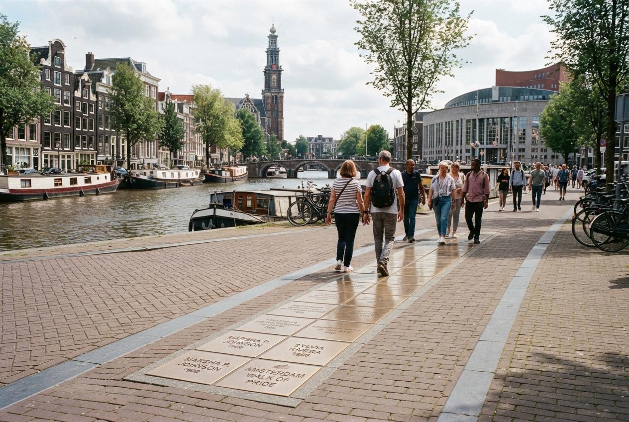 Best Walk of Pride in Amsterdam: A New Monumental Route Honours Queer Icons