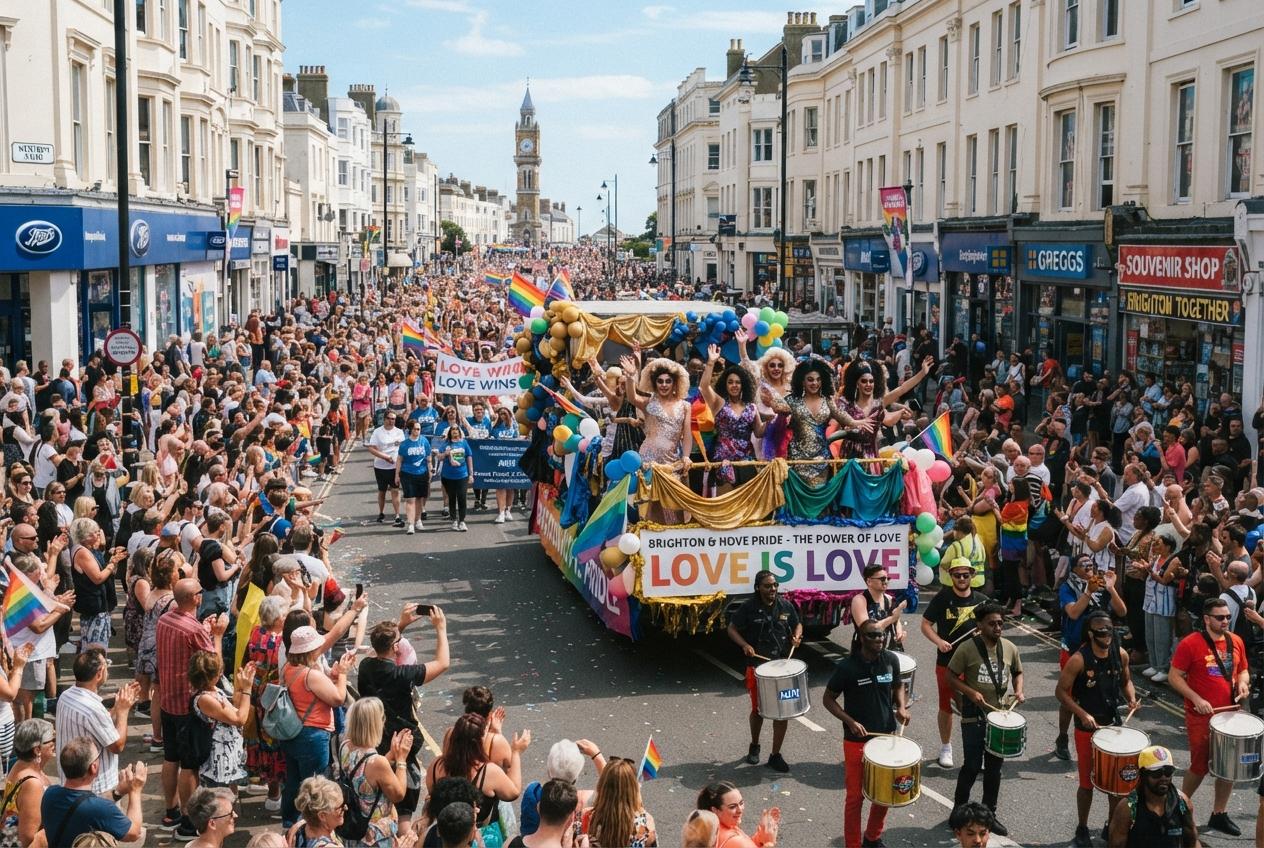 Best Brighton and Hove Pride Parade Pictures and Why the 2026 Route Mattered