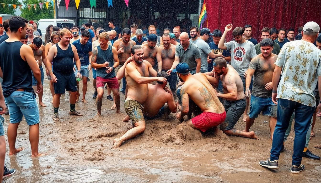 Best Viral Moment from Lollapalooza 2026: The Impromptu Lesbian Mud Wrestling