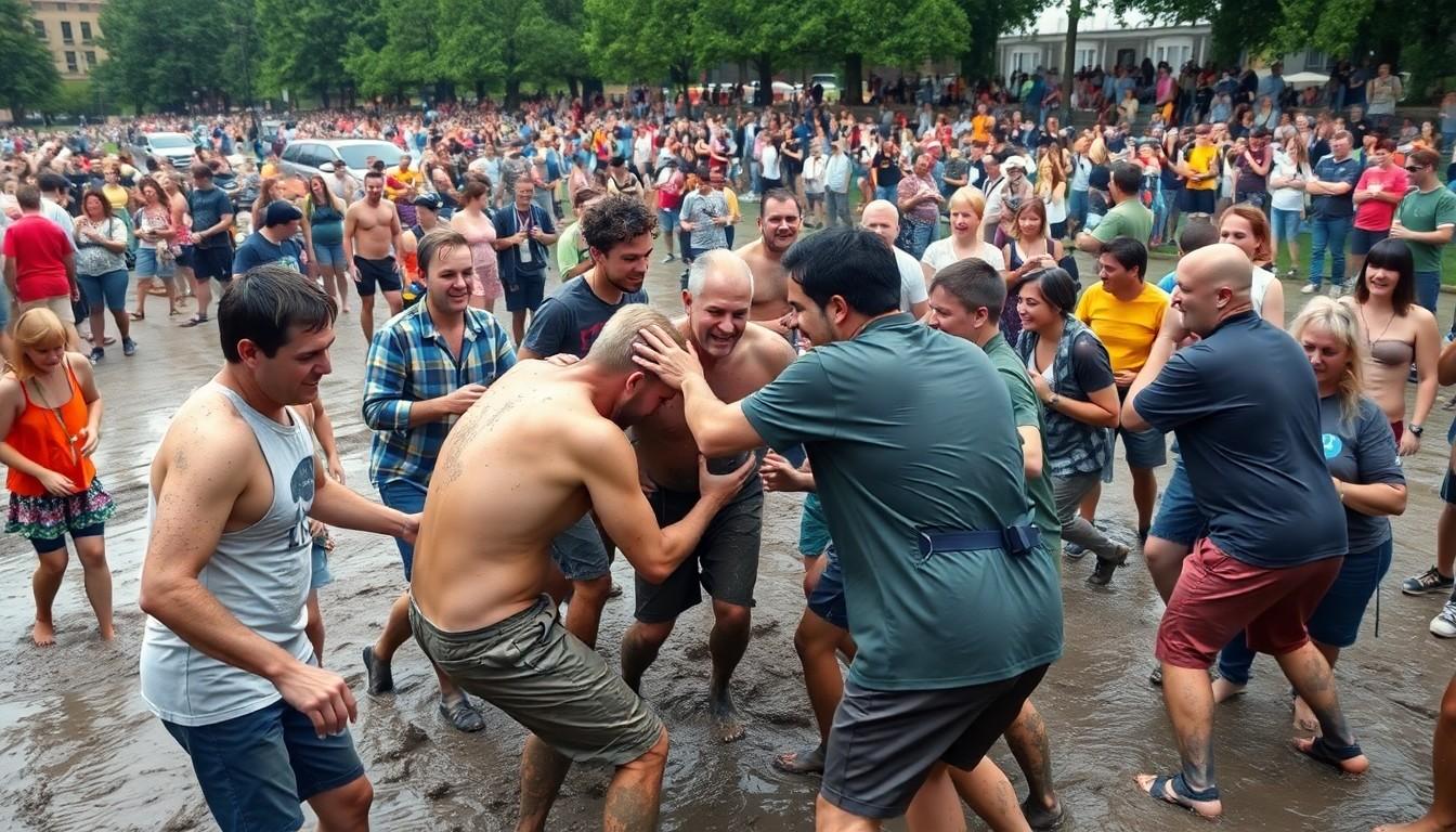 Best Lollapalooza Moment? Lesbian Mud Wrestling Brings Joyful Chaos to Grant Park