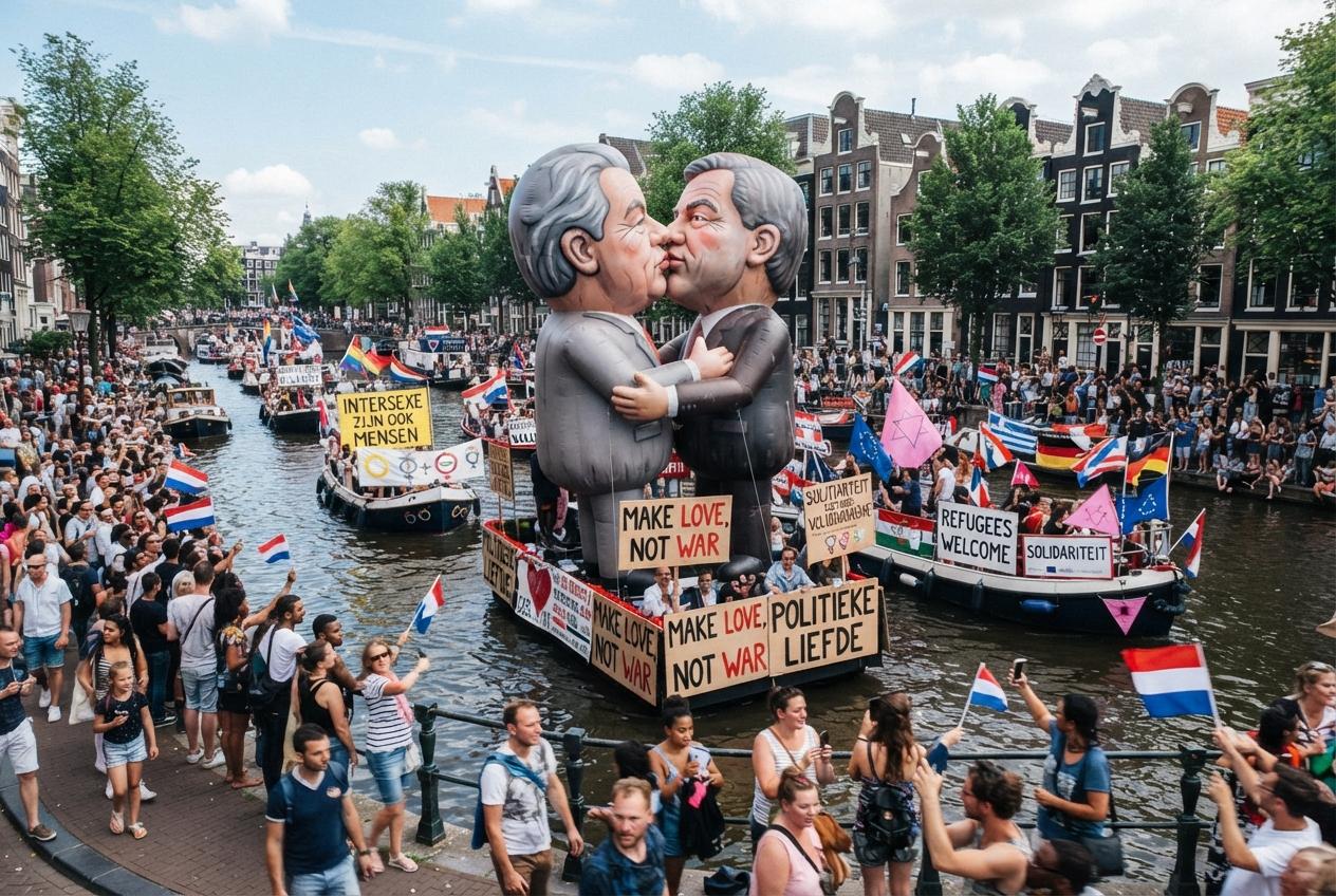 Best Amsterdam Pride Moments: Why a Giant Trump–Putin Kiss Stole the Canal Parade
