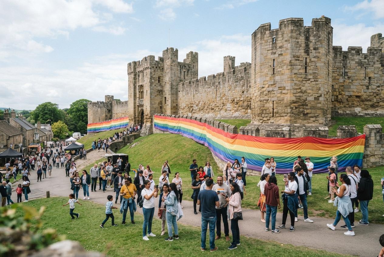 Best Totnes Pride Capture the Castle: A 150-Metre Flag and Four Days of Queer Joy