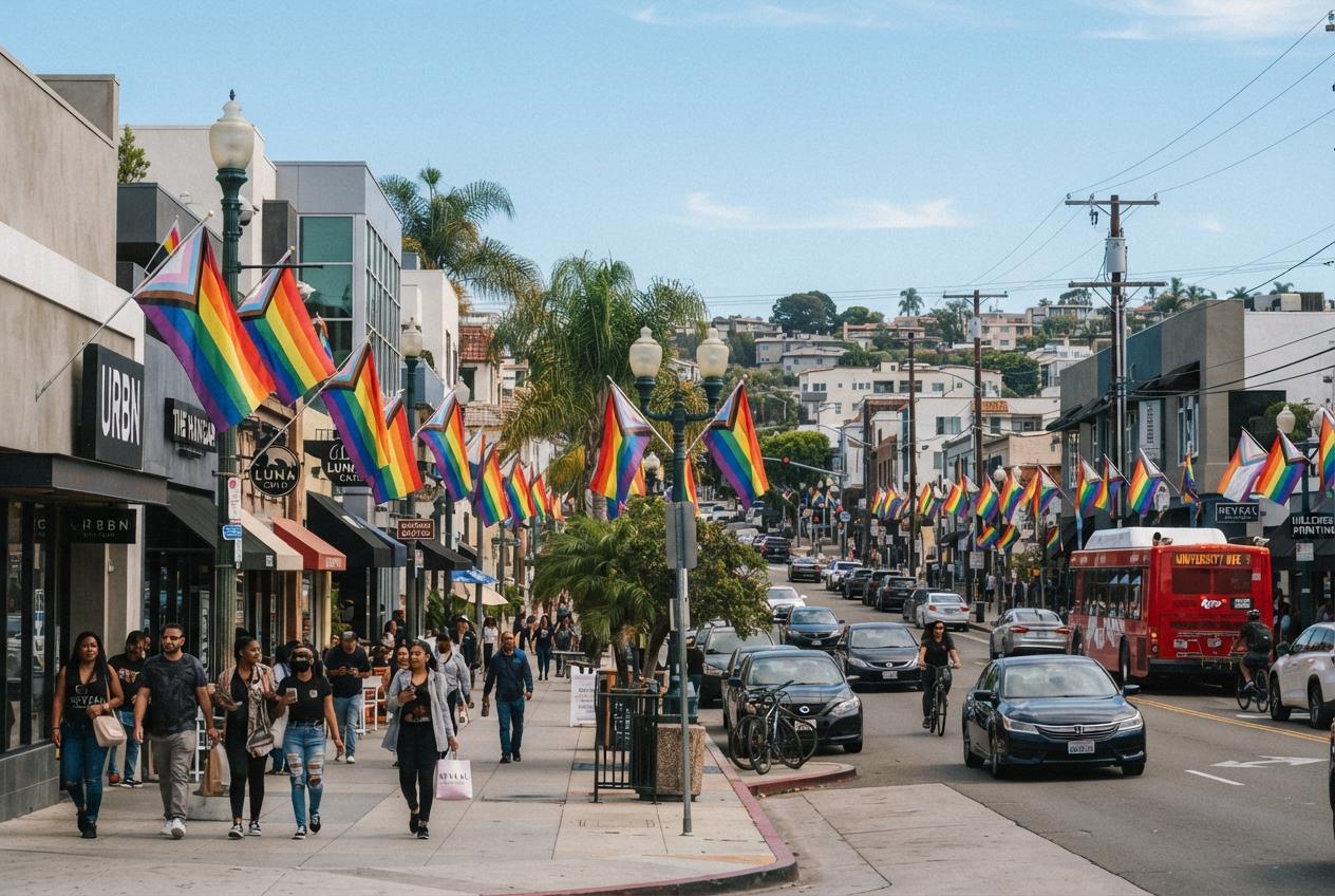 Best Year-Round Pride Flags: How Hillcrest Keeps Belonging Visible
