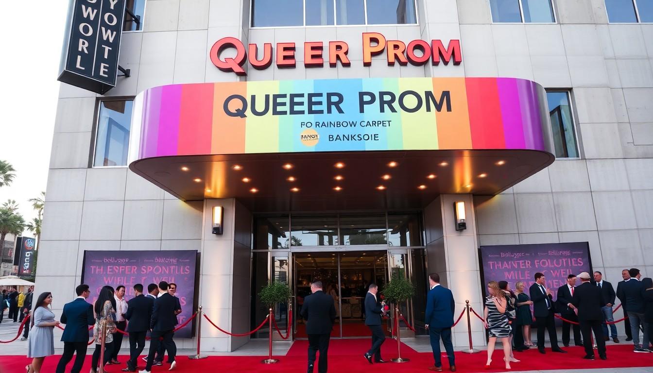 Best Queer Prom Coverage: Banksie Returns as Rainbow Carpet Host in Hollywood