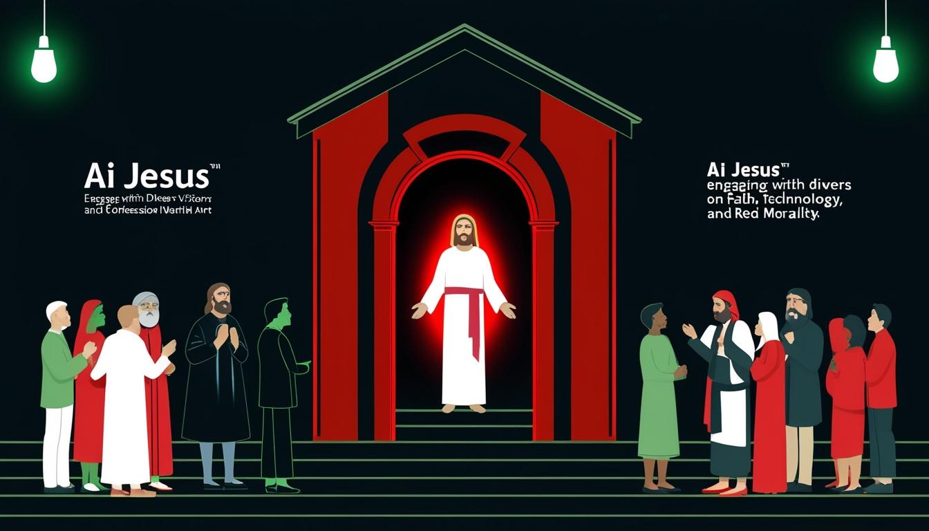 AI Jesus engages visitors in spiritual dialogue at Swiss chapel